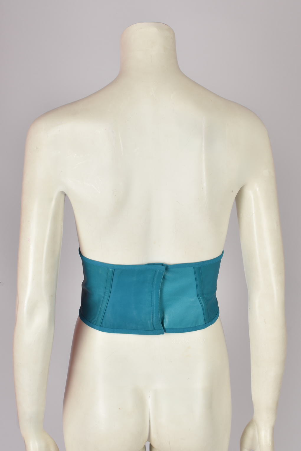 GIANNI VERSACE BLUE LEATHER BELT