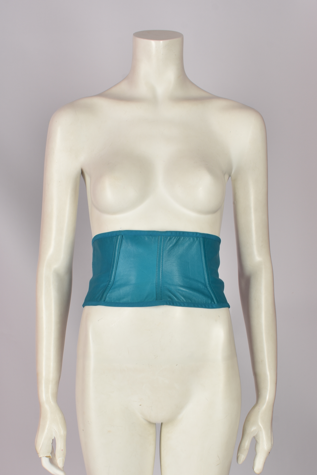 GIANNI VERSACE BLUE LEATHER BELT