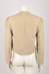 LIZ CLAIBORNE BEIGE LONG-SLEEVED JACKET