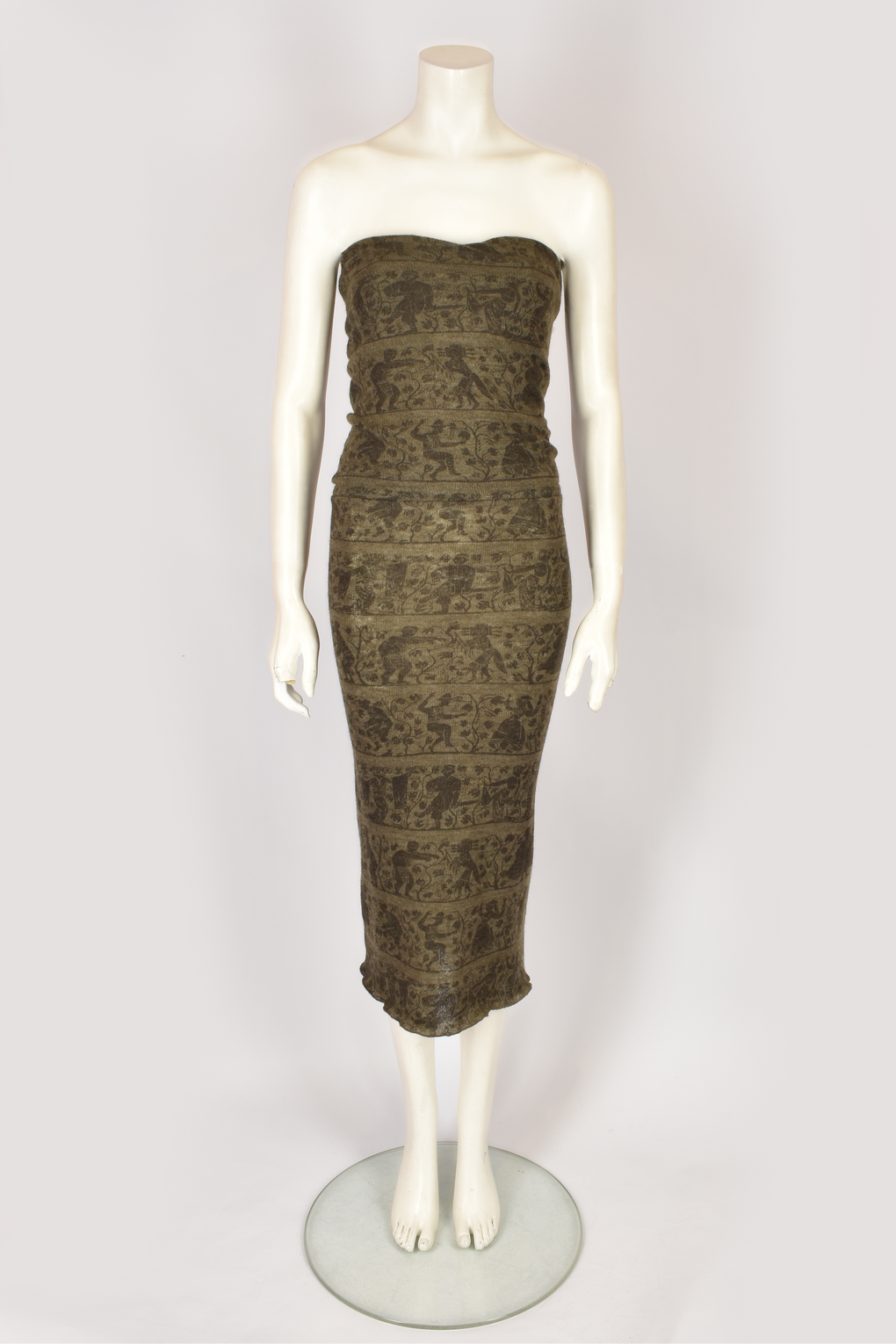 VIVIENNE WESTWOOD WORLDS END WOOL DRESS AND CARDIGAN