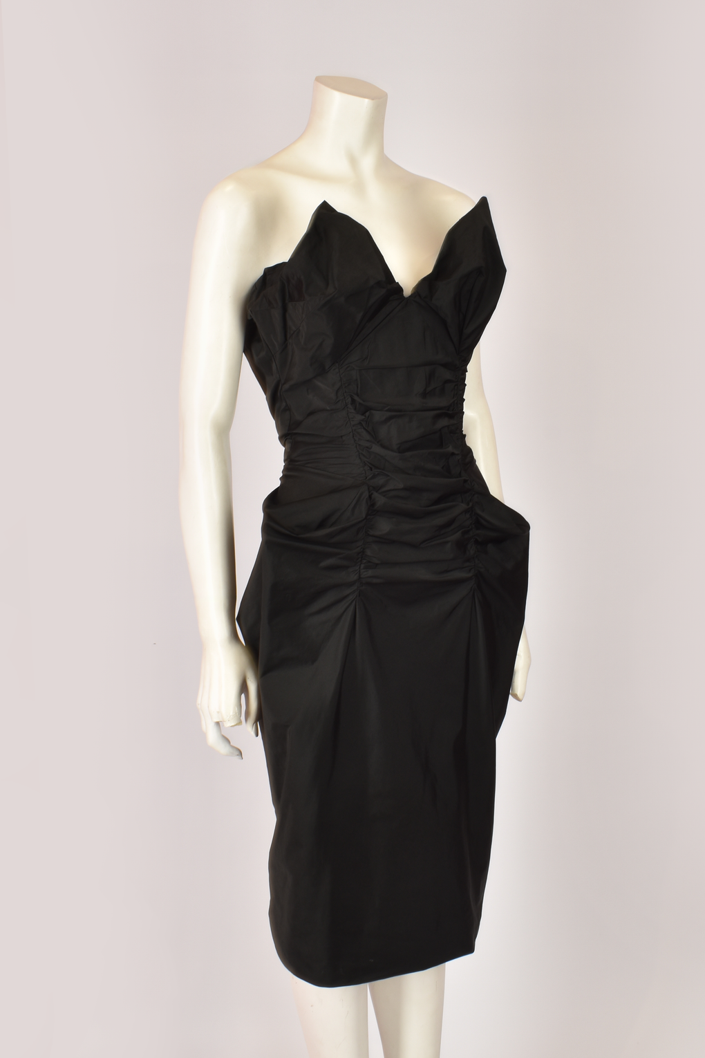 VIVIENNE WESTWOOD RUCHED STRAPLESS DRESS