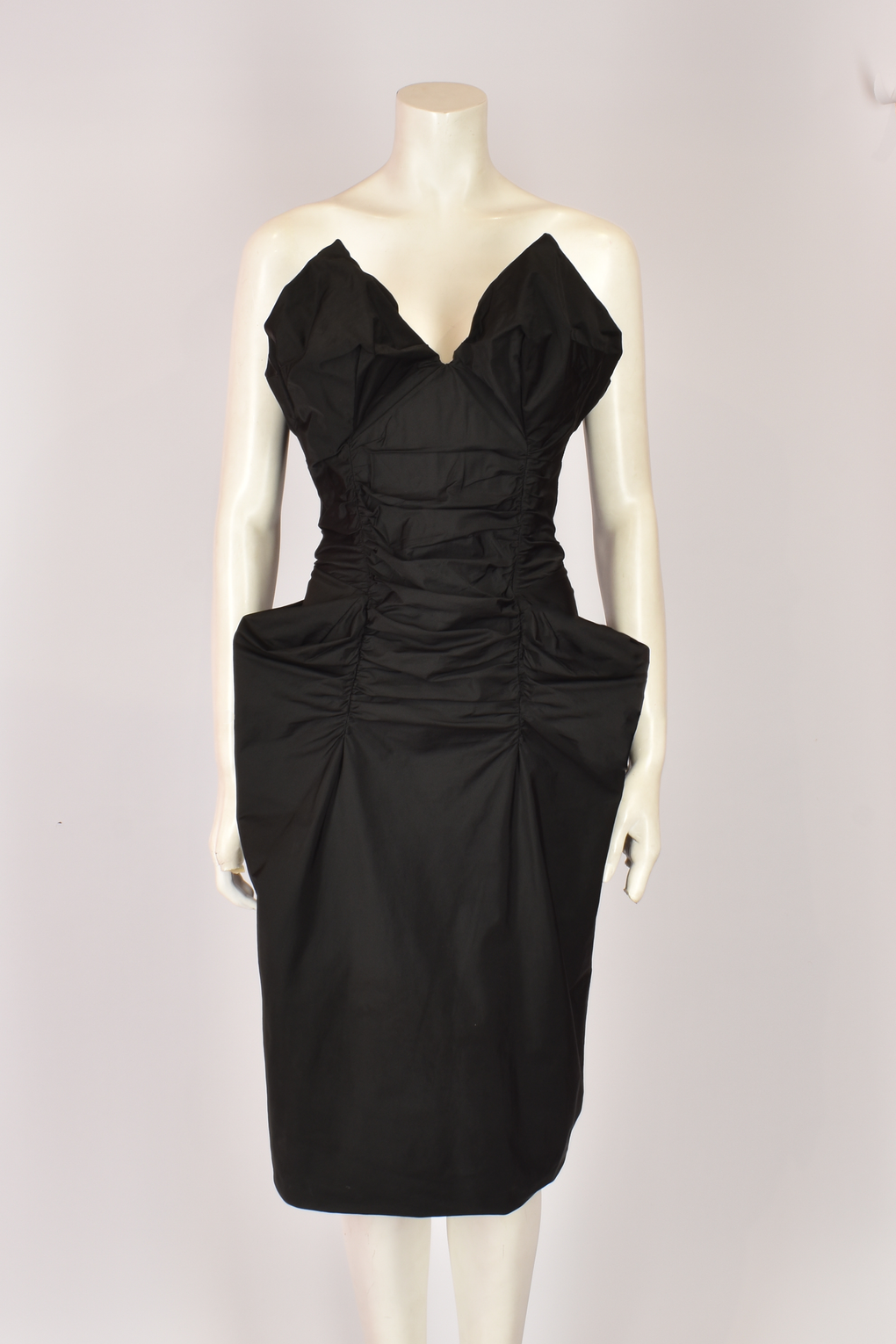 VIVIENNE WESTWOOD RUCHED STRAPLESS DRESS
