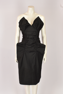 VIVIENNE WESTWOOD RUCHED STRAPLESS DRESS