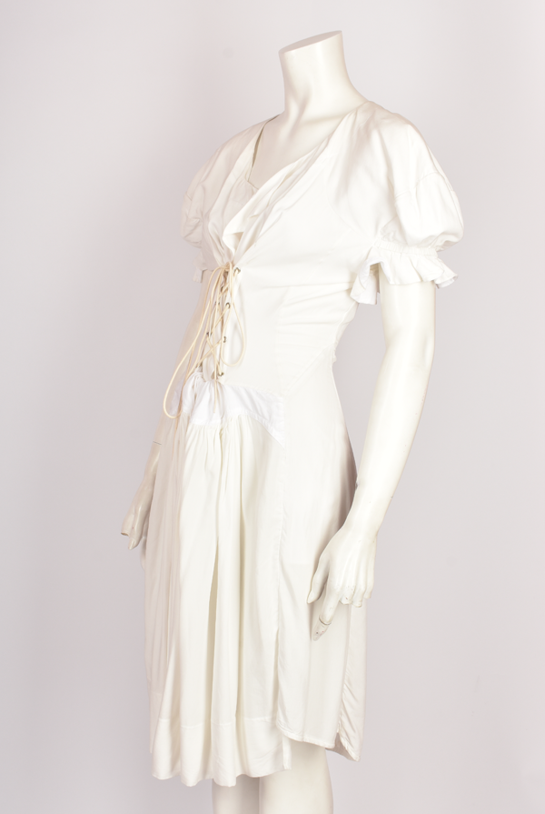 VIVIENNE WESTWOOD WHITE CORSET SUMMER DRESS – Found And Vision