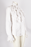 VIVIENNE WESTWOOD RUFFLE WHITE SHIRT
