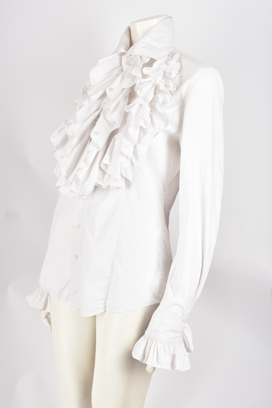 VIVIENNE WESTWOOD RUFFLE WHITE SHIRT