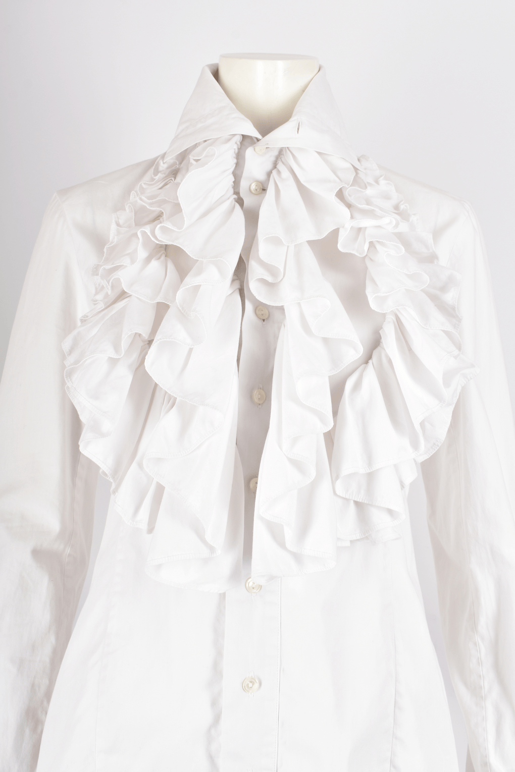 VIVIENNE WESTWOOD RUFFLE WHITE SHIRT
