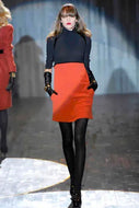 GUCCI F/W 2007 BLACK AND ORANGE MINI DRESS