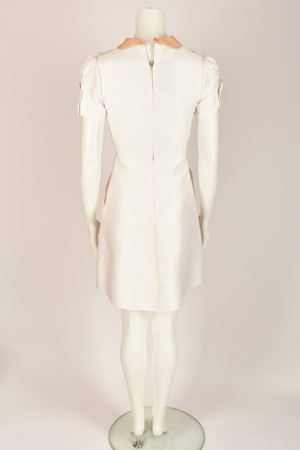 VALENTINO white bib dress S