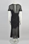 KARL LAGERFELD 90s silk evening dress M