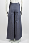 VINTAGE 1970s flared denim trousers S