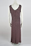 VINTAGE 30s lame striped dress M-L