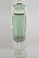 MEADHAM KIRCHHOFF 2014 pinafore dress XXXS