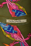 I. MAGNIN 60s silk dress and trousers set / M-L