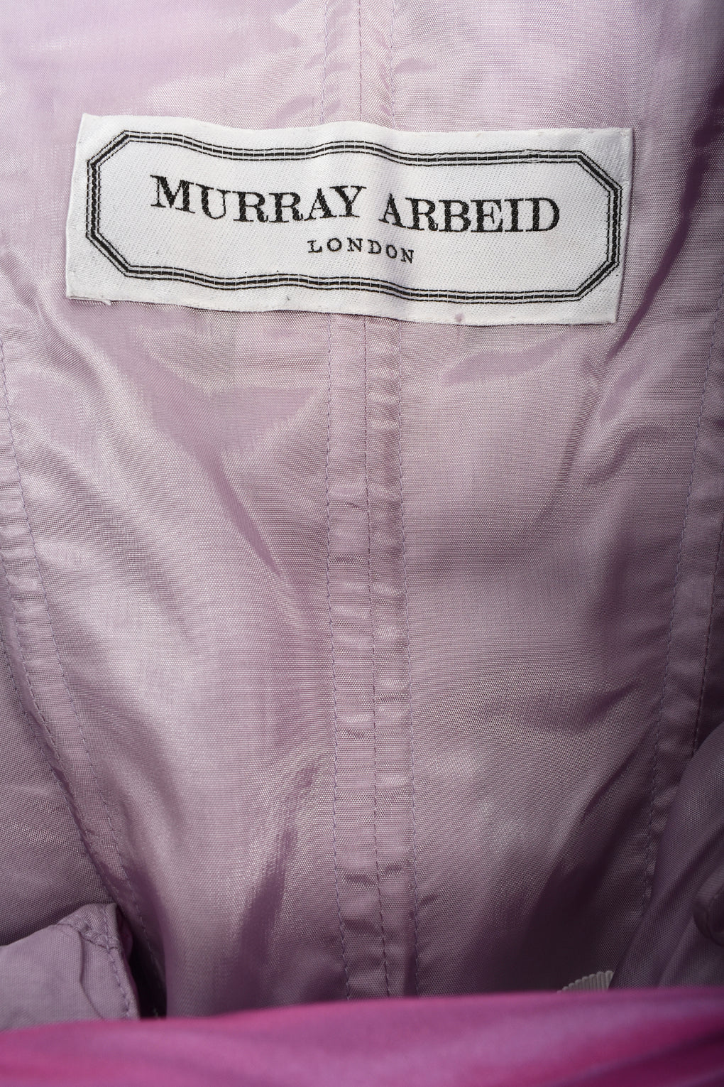 Murray Arbeid 80s purple bow gown