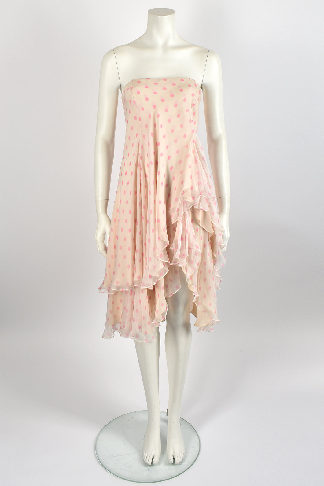 RALPH LAUREN silk chiffon dress / S-M