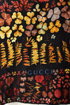 GUCCI leaves print silk shirt M-XL