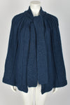 MISSONI 70s NOS wool knit cape S-L