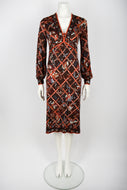 EMILIO PUCCI 70s jersey dress S-M